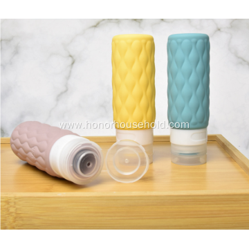 Travel silicone dispenser bottle